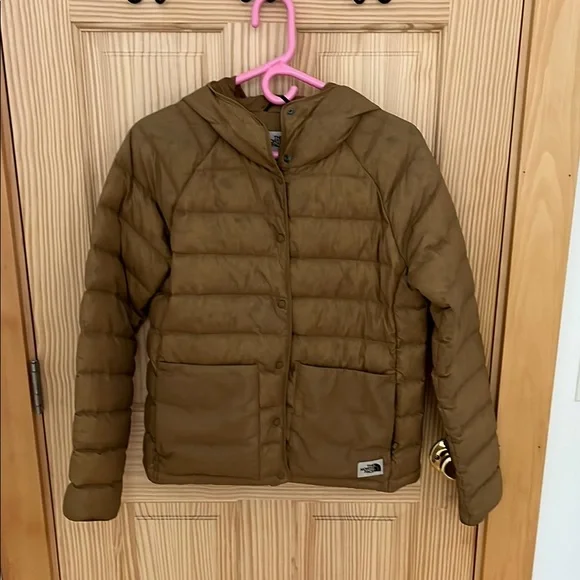 Brown Puffer Jacket - Picture 1 of 4